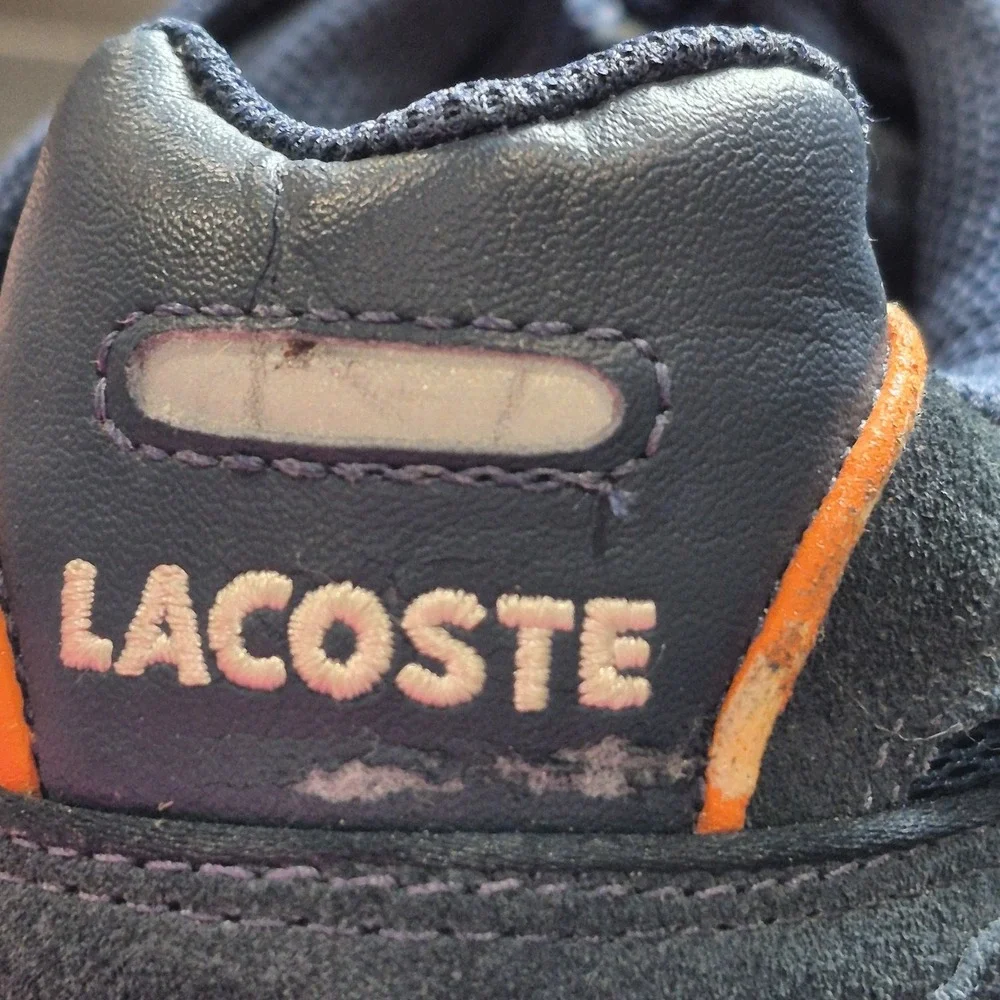 Lacoste Venta Sneakers 7-17SRM2094X66 Suede Running Shoe Logo EUC Men's 10‎